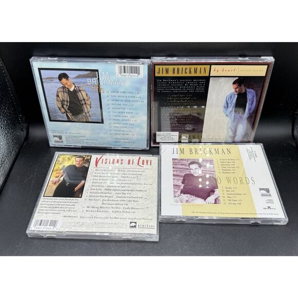 4 Vintage Jim Brickman CDs By Heart Picture This & More! -D - Picture 4 of 4